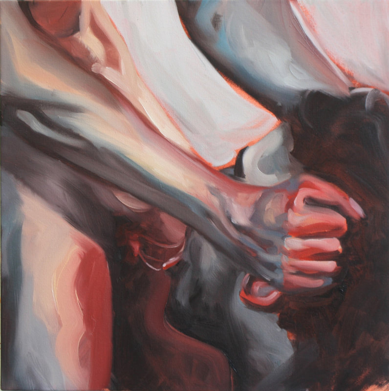 Reflet de soi (2018), Jonathan Sardelis, Oil on canvas, 40 x 40 cm