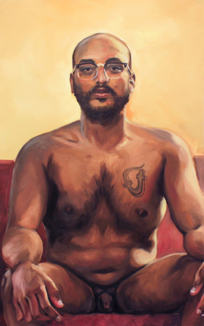 Amalan (2017), Jonathan Sardelis, Oil on canvas, 122 x 76 cm