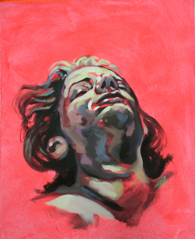 Accomplir le germe divin scellé dans notre chair #15 (2019), Jonathan Sardelis, oil and acrylic on canvas, 79,5 x 65 cm
